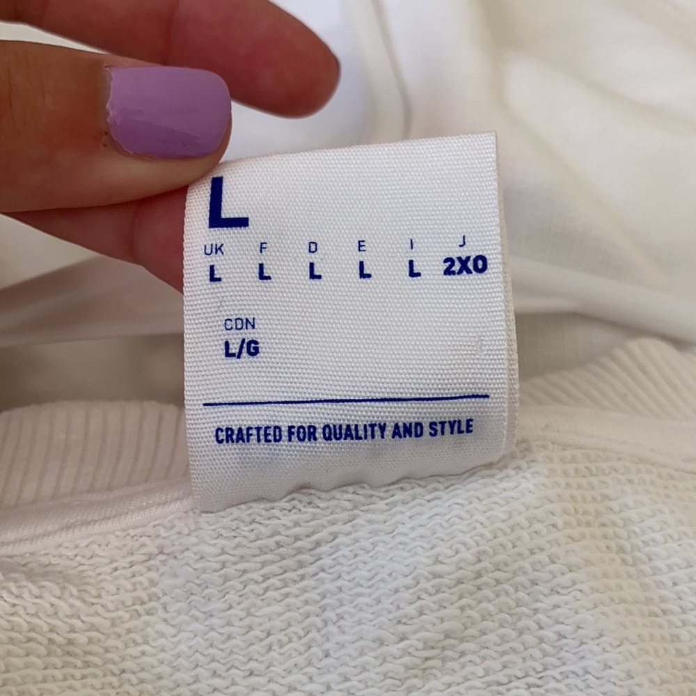 White Reebok Crewneck - Picture 4 of 4